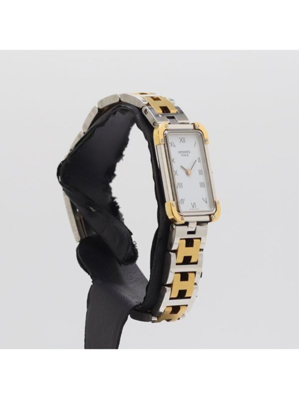 ★SOLD★ Hermes Croajour Quartz White Dial Watch - Picture 2 of 4
